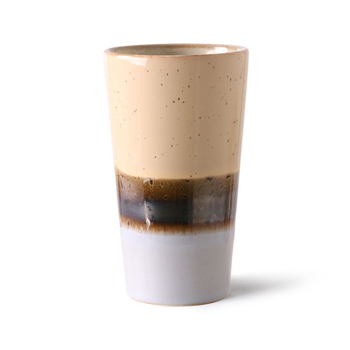 HK living / Keramický latte cup 70's Lake 280 ml