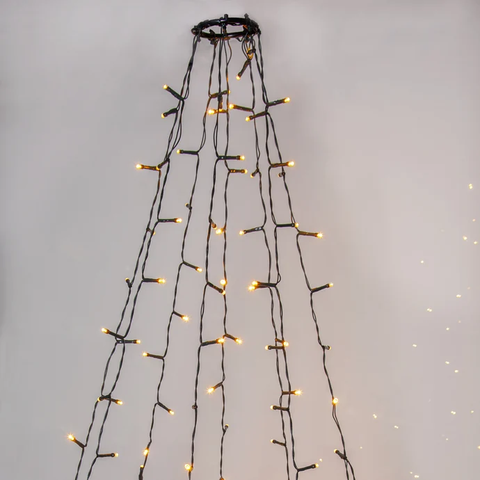 STAR TRADING / Světelný řetěz na vánoční stromeček Green vnitřní/venkovní