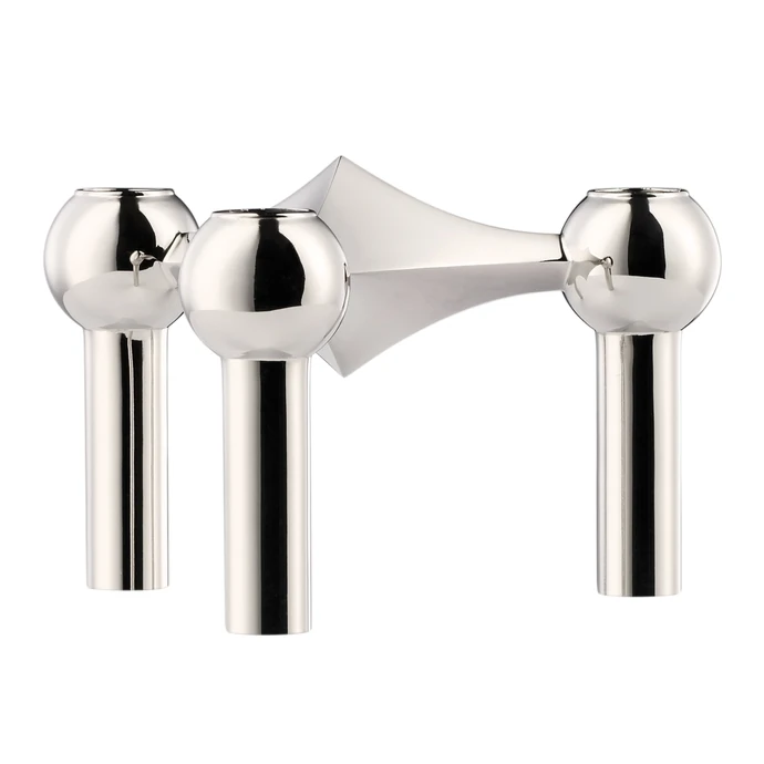 Stoff Nagel / Dizajnový svietnik STOFF Nagel Chrome