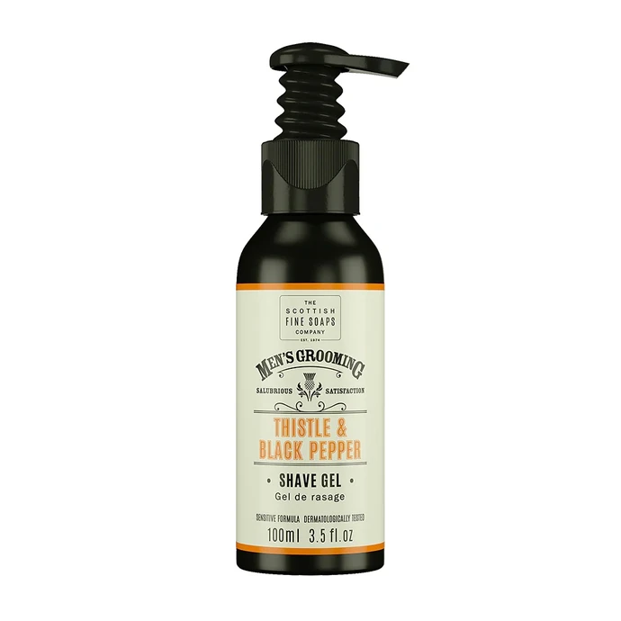 SCOTTISH FINE SOAPS / Pánský gel na holení Thistle/Black Pepper 100 ml