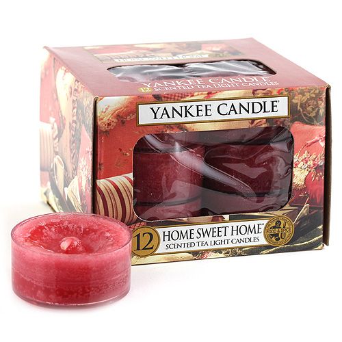 Yankee Candle / Čajové sviečky Yankee Candle 12ks - Home Sweet Home