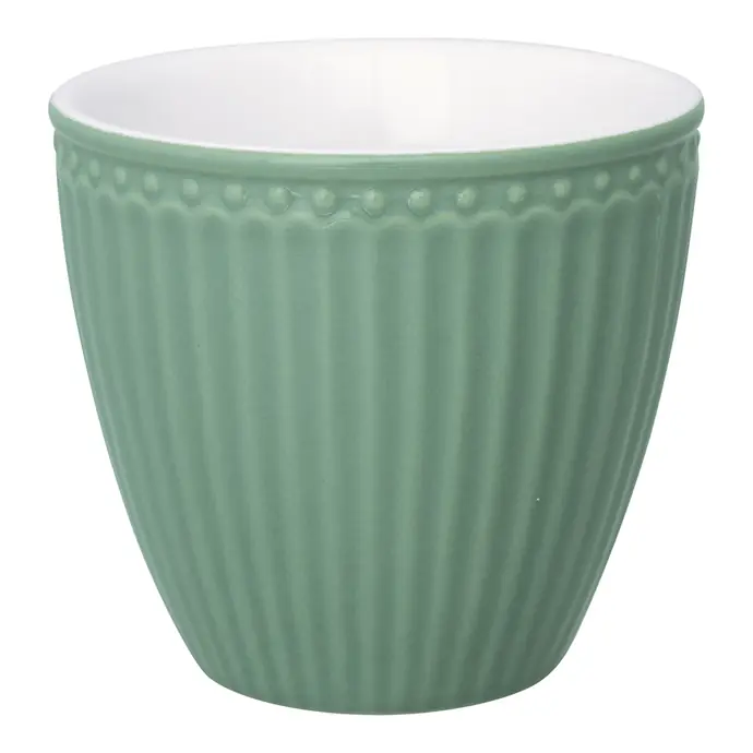 GREEN GATE / Latte cup Alice Dusty Green 300 ml