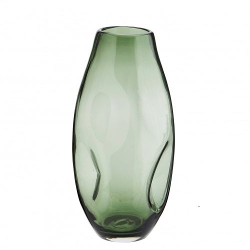 MADAM STOLTZ / Skleněná váza Organic Shape Green