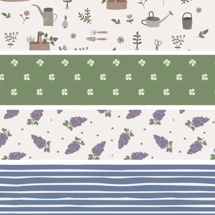 IB LAURSEN / Baliaci papier Spring Patterns - 5m