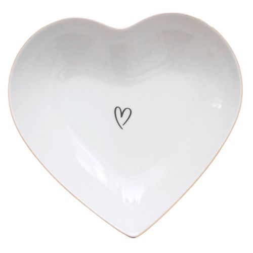Bella Rose / Porcelánový talířek ve tvaru srdce Srdíčko 16 cm