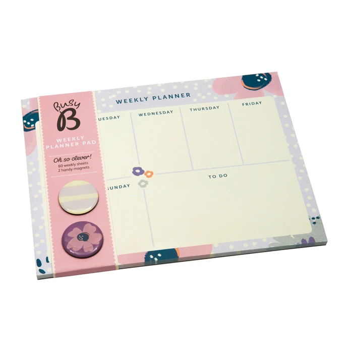 Busy B / Týdenní kalendář s magnetky Floral