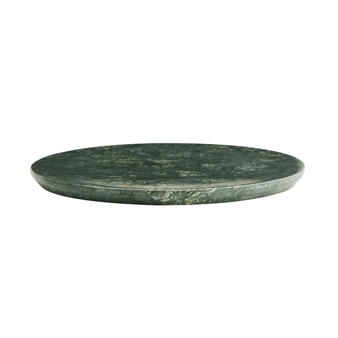MADAM STOLTZ / Mramorový servírovací tanier Green 30 cm