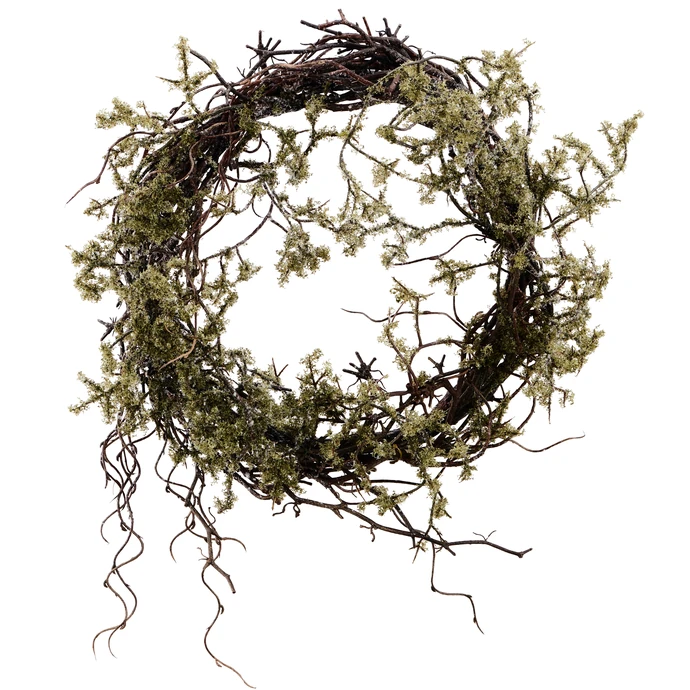 House Doctor / Dekoratívny veniec Wild Moss Nature 47 cm