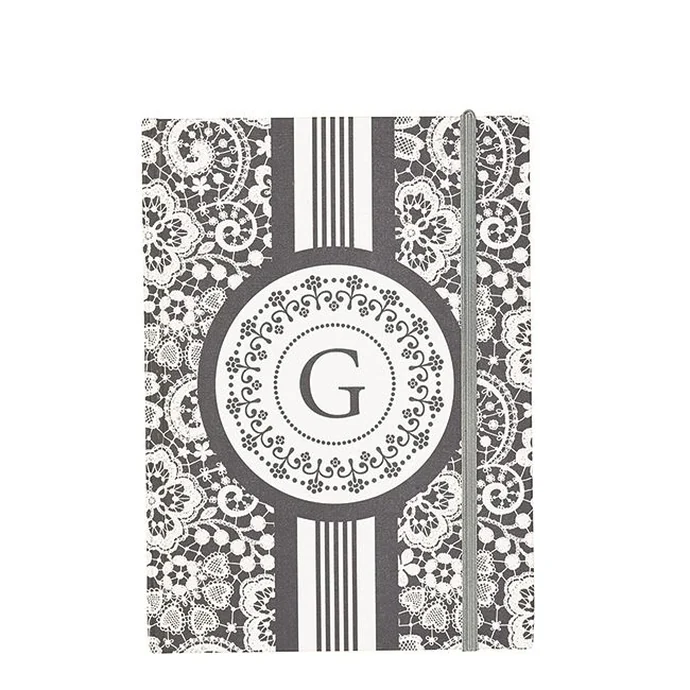GREEN GATE / Zápisník Lace warm grey