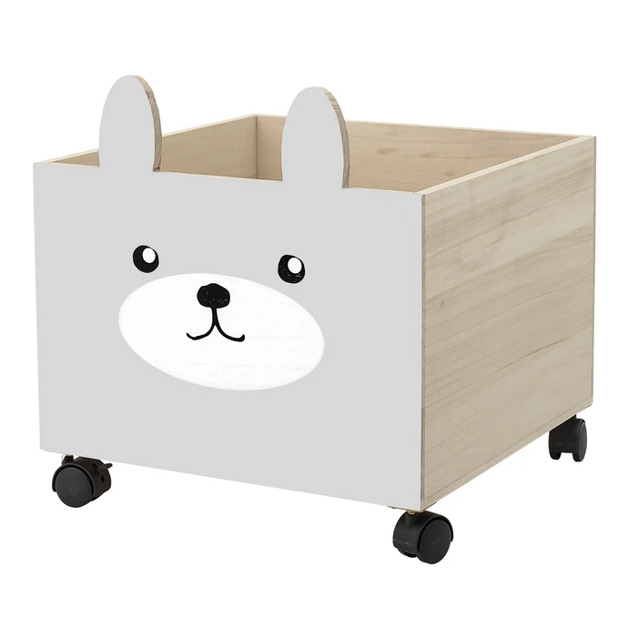 Bloomingville / Detský úložný box na kolieskach Little Bunny
