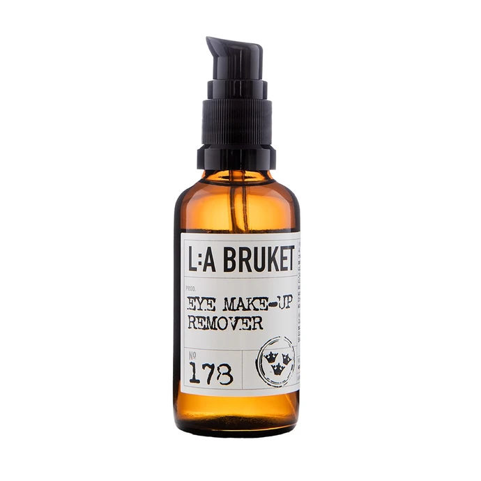 L:A BRUKET / Očný odličovač s ricínovým olejom Natural 50ml