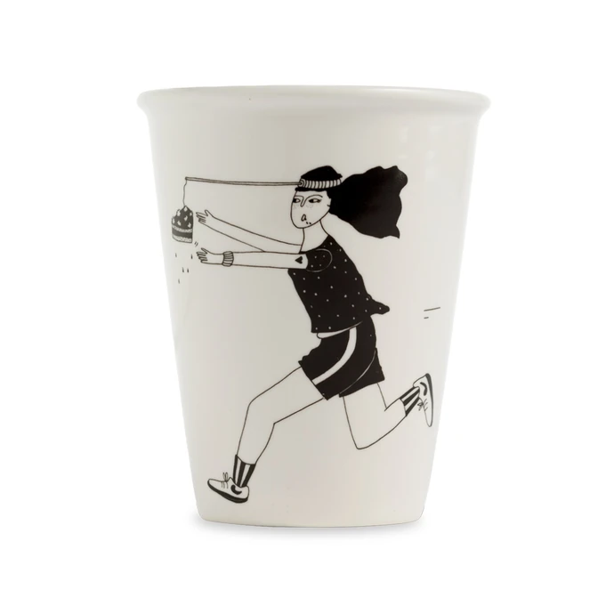 helen b / Porcelánový hrnek Motivation is key  220 ml