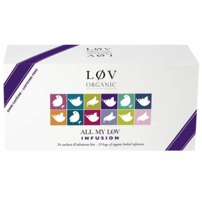 Løv Organic / Sada čajů All My Løv Infusion - 24 sáčků