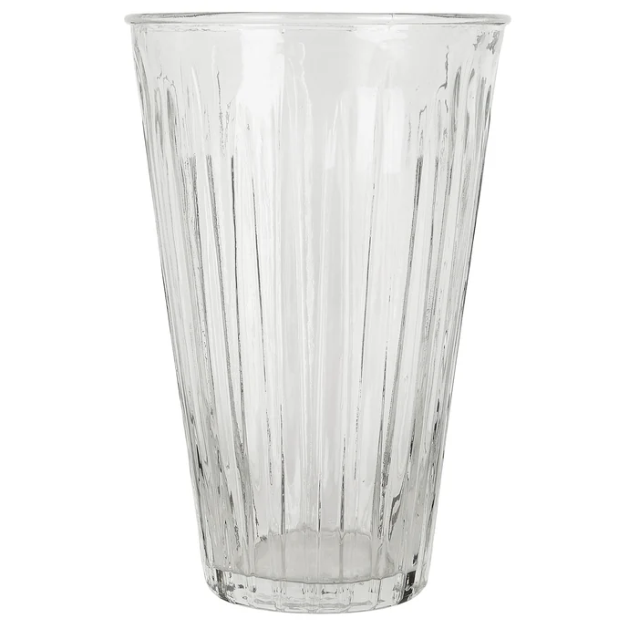 Ib Laursen / Skleněná váza Grooves Clear