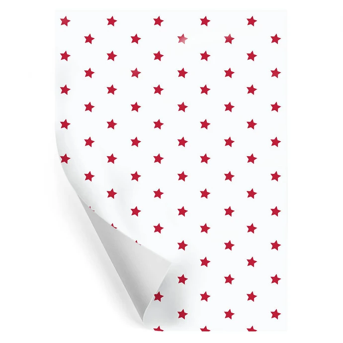 TAFELGUT / Baliaci papier Red stars