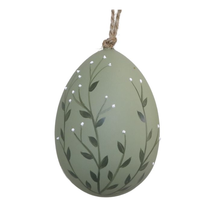Chic Antique / Velikonoční dekorace Easter Egg Flowers Verte 7 cm