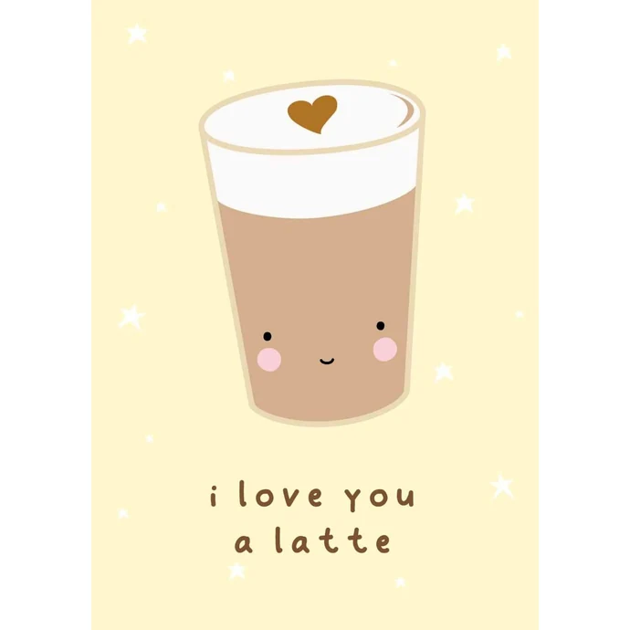 A Little Lovely Company / Pohlednice Latte Love