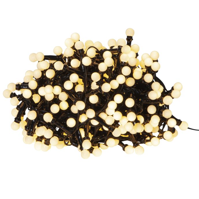 STAR TRADING / Vonkajšia svetelná LED reťaz Berry Mini Warm White 6 m