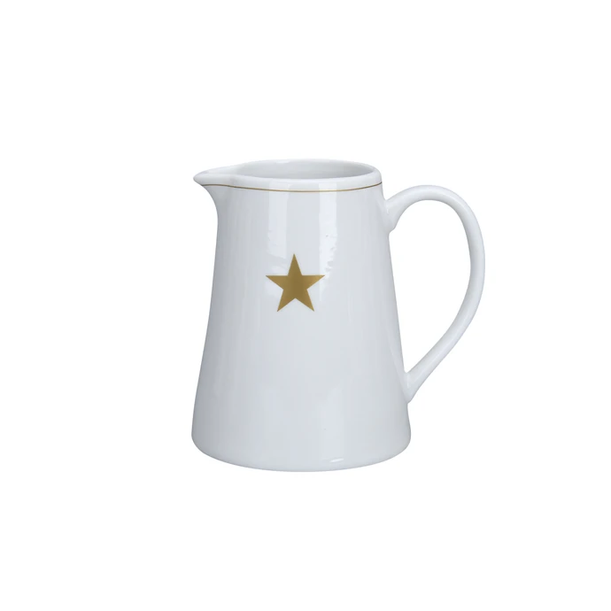 Krasilnikoff / Porcelánový džbán Star of Gold 220 ml