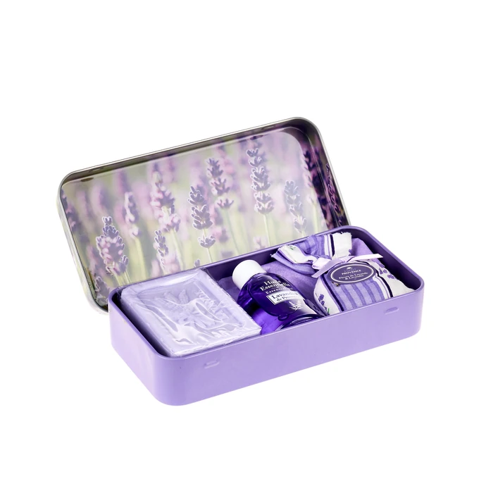 ESPRIT PROVENCE / Darčekový set v krabičke - mydlo a esenciálny olej Lavande