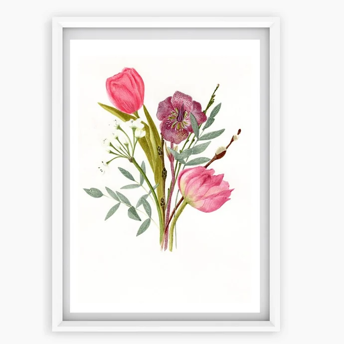 MANKAI Paper / Plakát Květiny A4