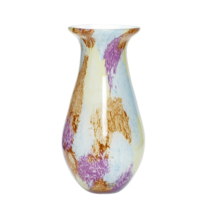 Hübsch / Sklenená váza Multi Coloured 30 cm