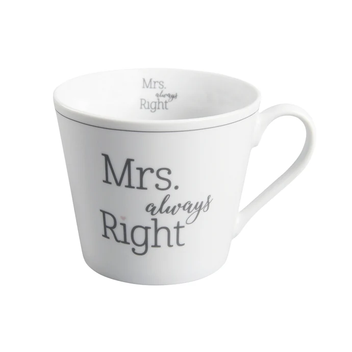 Krasilnikoff / Porcelánový hrnek Mrs. Always Right
