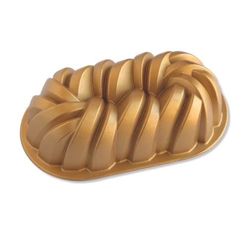 Nordic Ware / Hliníková forma na chlebíček Gold 1,4l