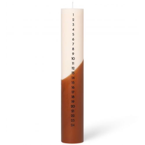 ferm LIVING / Adventná sviečka s číslami Amber 30cm