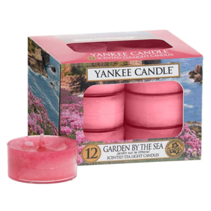 Yankee Candle / Čajové sviečky Yankee Candle 12 ks - Garden by the Sea