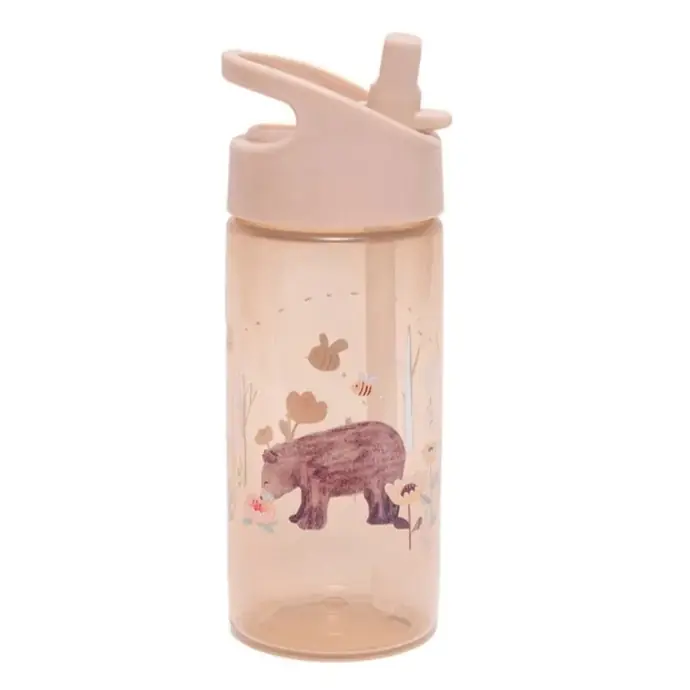 PETIT MONKEY / Detská fľaša Humming Bear Linen 380 ml