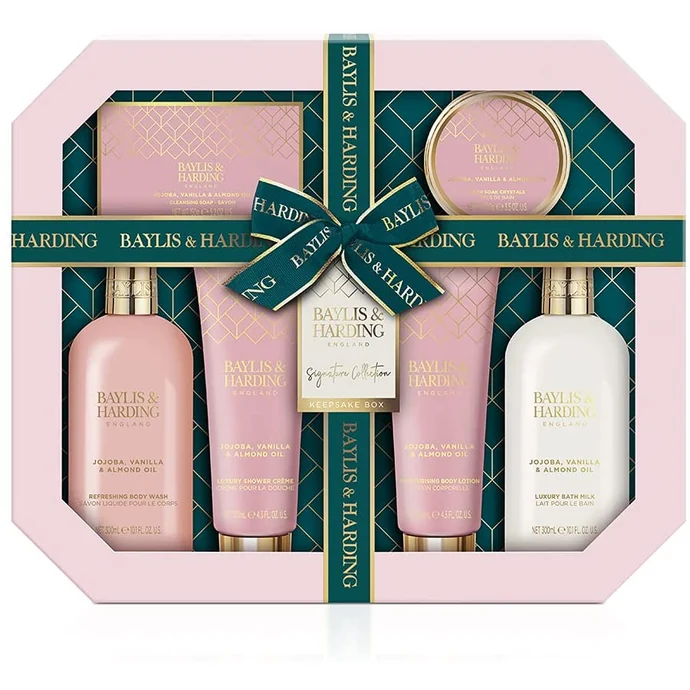 Baylis & Harding / Dárkový box s tělovou kosmetikou Jojoba, Vanilla & Almond Oil