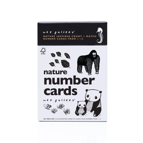 Wee Gallery / Detské hracie karty s číslami - Nature Number