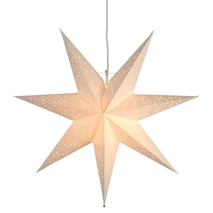 STAR TRADING / Závesná svietiaca hviezda Sensy White 50 cm