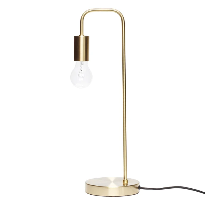 Hübsch / Stolná lampa Gold brass