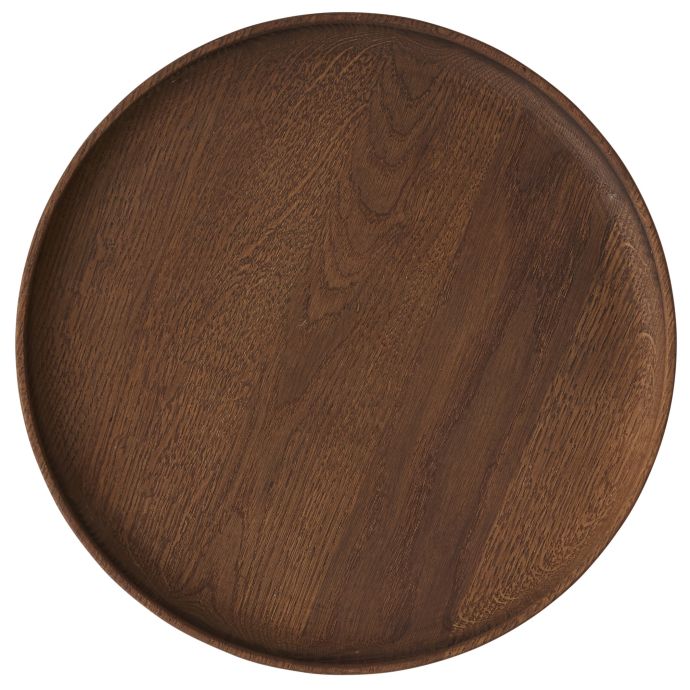 OYOY / Dekorativní podnos Inka Wood Ø 30 cm