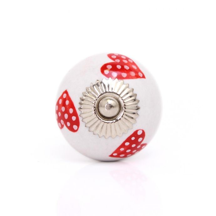 La finesse / Porcelánová úchytka Red Heart