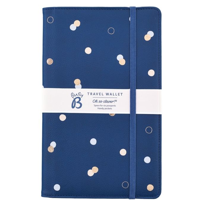 Busy B / Cestovní peněženka Blue & Dots