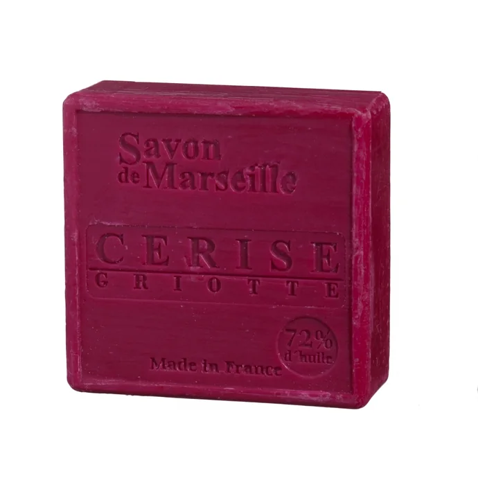 LE CHATELARD / Marseillské mydlo 100 g štvorec - višňa