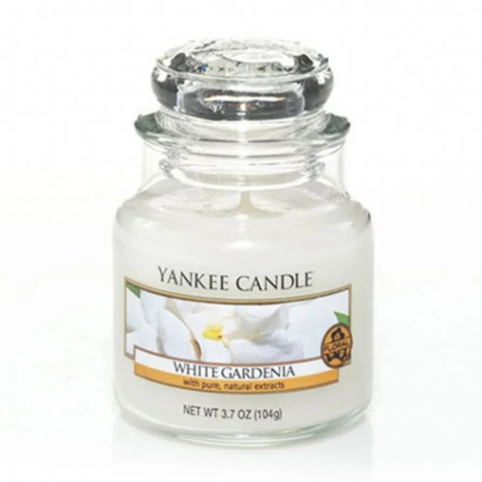 Yankee Candle / Sviečka Yankee Candle 104g - White Gardenia