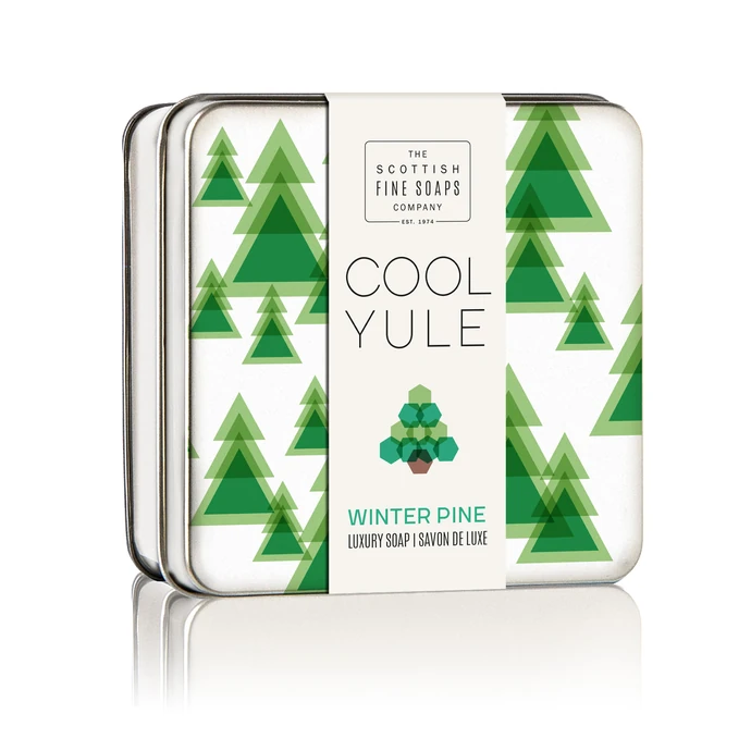 SCOTTISH FINE SOAPS / Vianočné mydlo v plechovej krabičke Pine