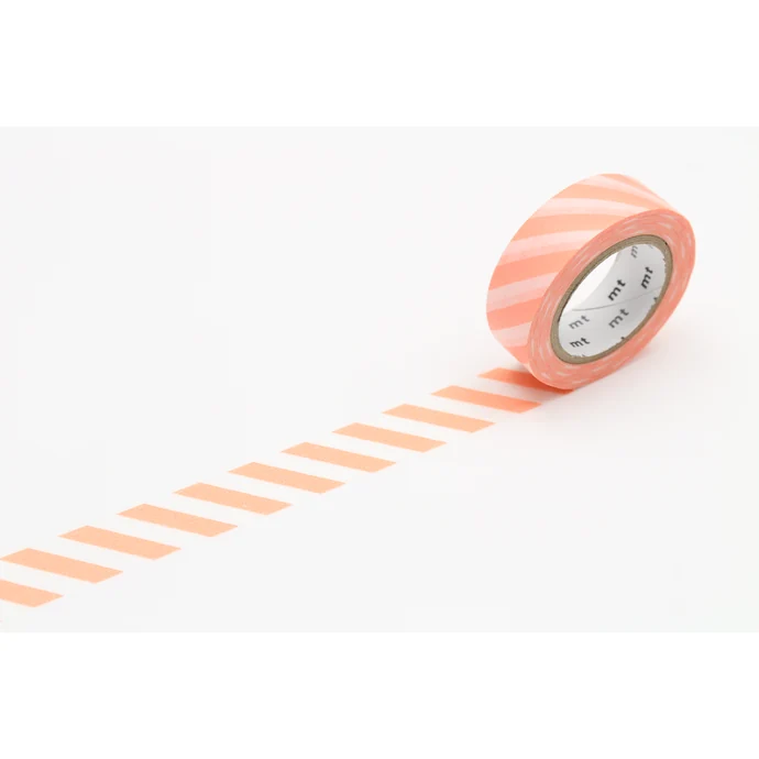 mt / Japonská papírová páska Salmon Pink Stripe