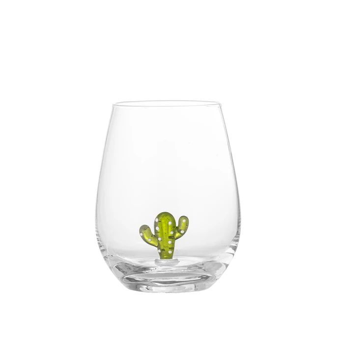 Bloomingville / Sklenice na vodu Misa Cactus 560 ml