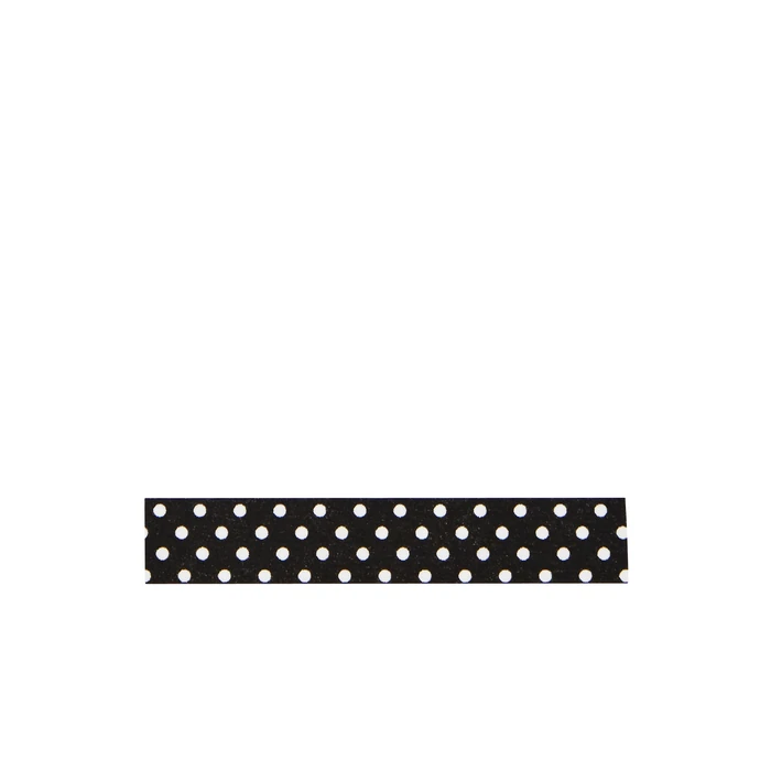 MADAM STOLTZ / Dizajnová samolepiaca páska Black white dots