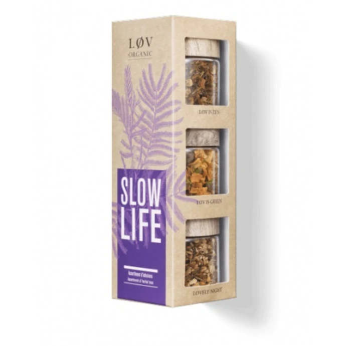 Løv Organic / Darčekový set ovocných čajov Slow Life 80 g