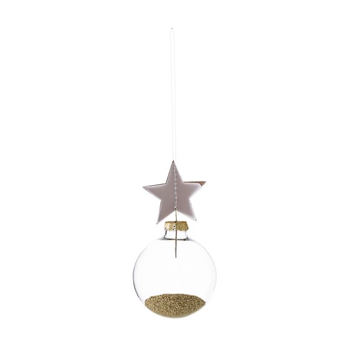 Bloomingville / Vianočná banka Gold Glitter & Star
