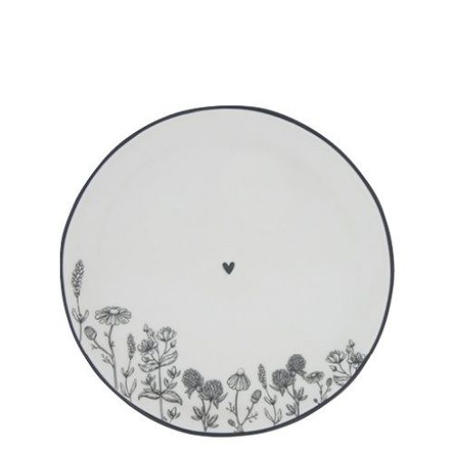 Bastion Collections / Porcelánový dezertní talíř Flowers 19cm