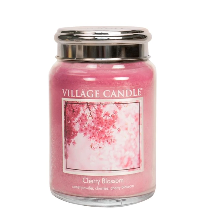 VILLAGE CANDLE / Svíčka Village Candle - Cherry Blossom 602g