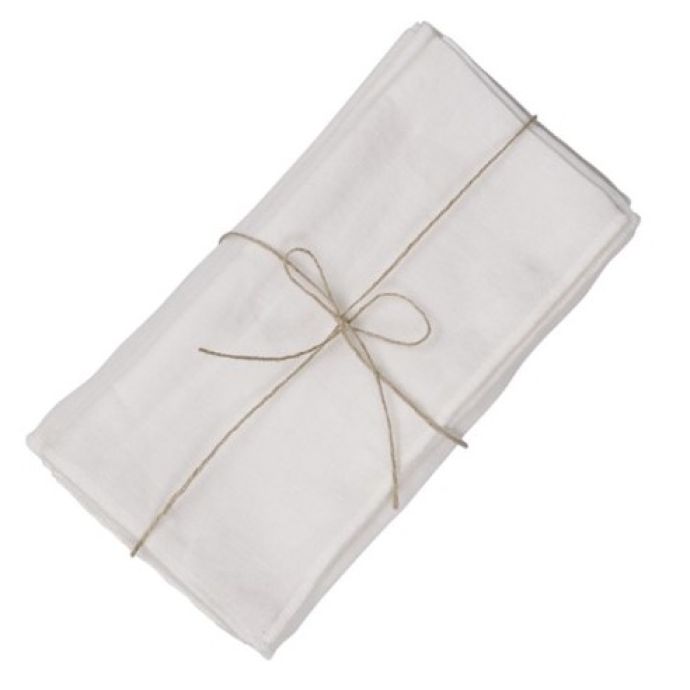 Chic Antique / Látkové obrúsky Amiens Off White set 6 kusov