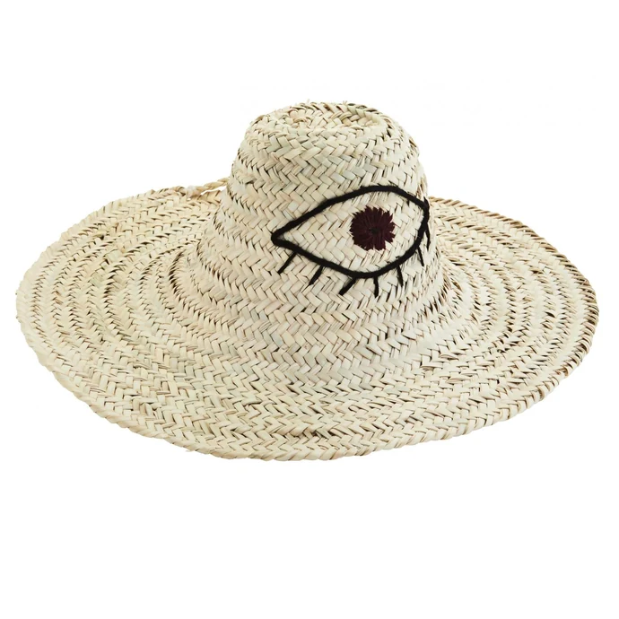 MADAM STOLTZ / Slaměný klobouk Third Eye